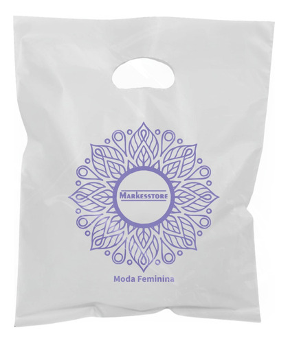 Sacola Personalizada 30x40 250unid Esp 012 Grossa Pra Lojas