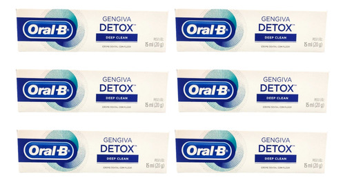 Crema Dental Oral B Encías Detox 15ml 6pz