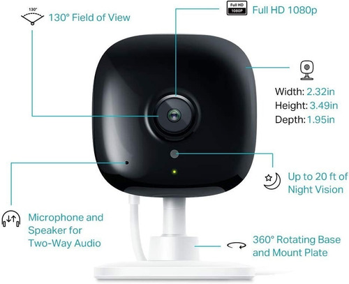 Tplink Kasa Spot 1080p Hd Smart Alexa Camara De Seguridad