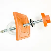 Comprar Kit Vedação Fixação Parafuso Telhas Colonial Pvc 20 Unidades