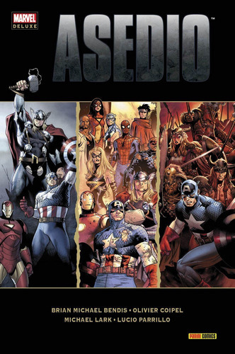 Marvel Deluxe Asedio, De Vvaa. Editorial Panini Comics, Tapa Dura En Español