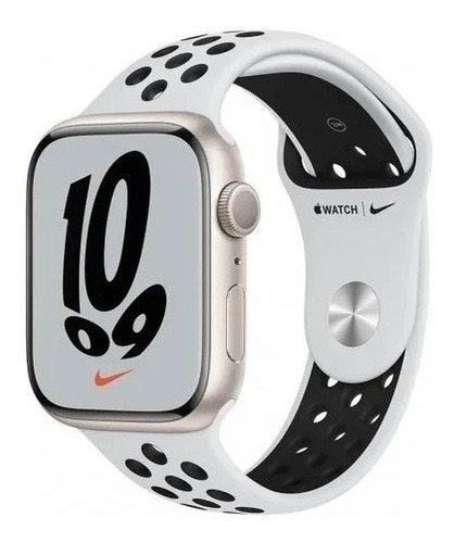 Apple Watch Nike Series 7 Gps 45mm Starlight Aluminum Case