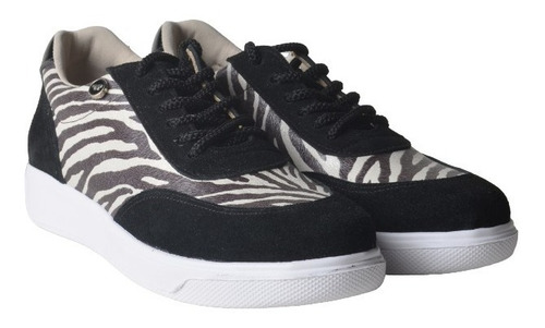 Zapatillas Urbanas De Mujer De Cuero Crom - Ferraro
