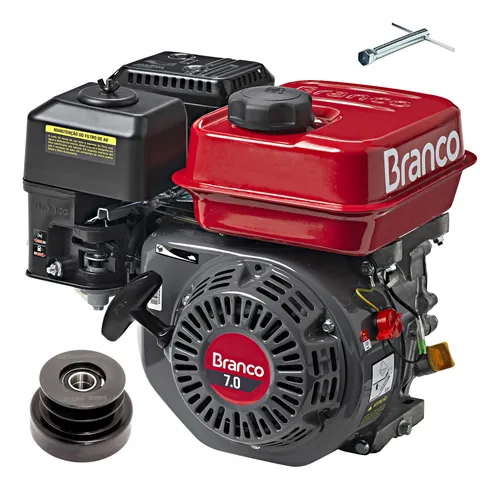 Motor Gasolina Gaiola Fusconeta Embreagem De Correia 7hp Mp6