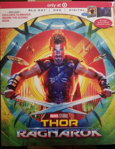 Blu Ray Thor Ragnarok Digibook Target Marvel Dc Libro Dvd
