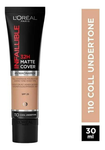 L'Oréal Paris Nombre 32H Infallible Matte Cover 110 Cool 30 mL