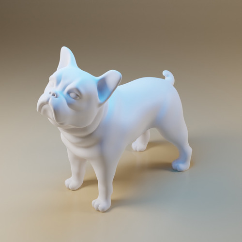 Bulldog Jugueton Adorno Hogar U Oficina Impreso 3d 5