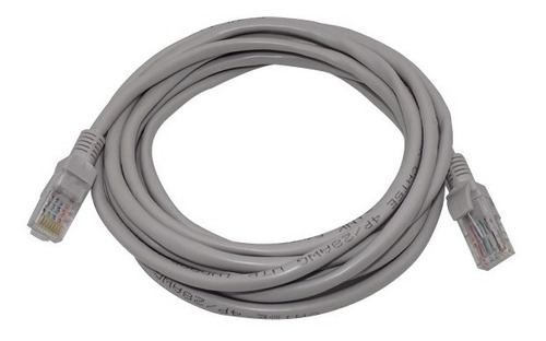 Cable Red Rj45 Patch Cord Cat 6 E Gris 2 Mts Kashima 