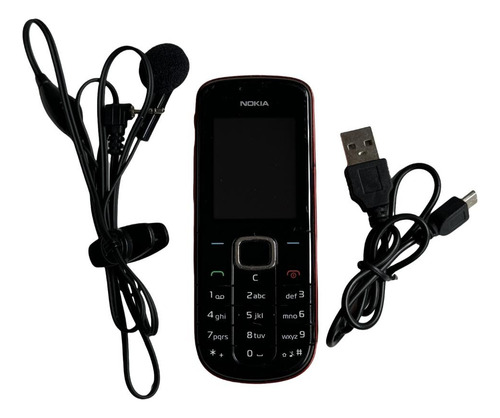 Celular Nokia 1006 Unefon Negro Con Rojo 8 Mb (Usado)