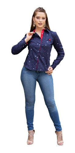 Blusa Estampada Con Perritos Puppies Para Oficina Formal