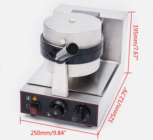 Maquina Gofre Waffle Hamburguesa Panini Comida Rapida 1000w