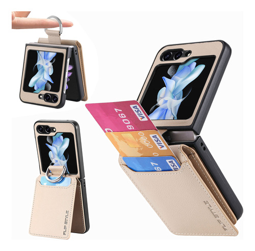Ring Wallet Holder Phone Case Suitable For Samsung Zflip5