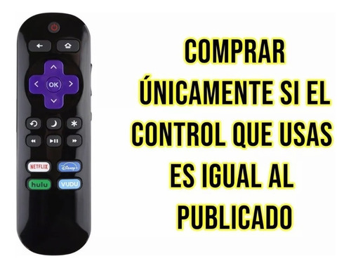 Control Compatible Con Hisense Roku Tv Generico + Pilas