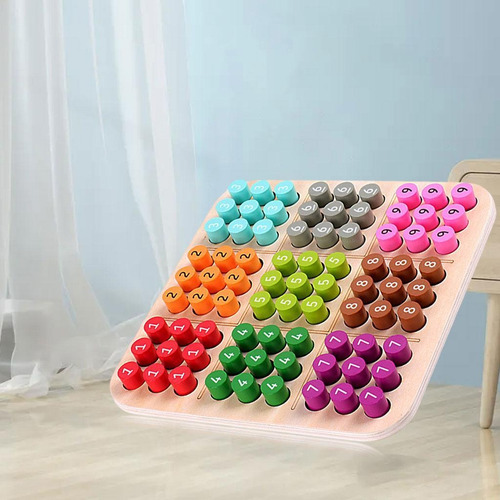 Juego De Mesa De Madera, Rompecabezas De Sudoku Con Número,