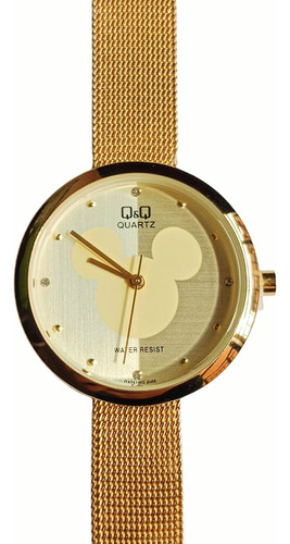 Reloj Mujer Análogo Flower Qyq Quartz  Acero Murano +estuche