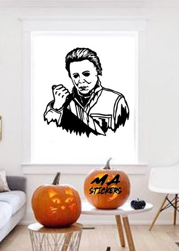 Adorno Para Ventana Halloween Michael Myers
