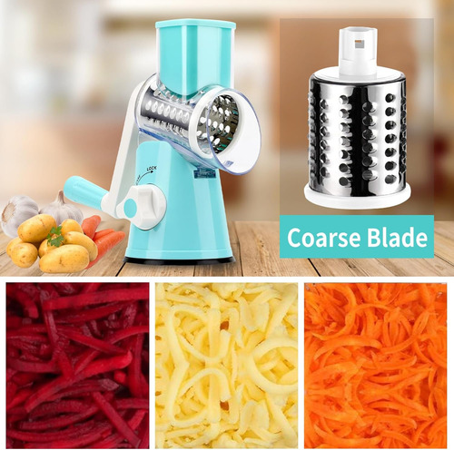 Rallador De Queso Manual Multifuncional Con Base De Succión