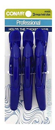 Clips De Estilo Profesional Con Mega Hold, 3 Ud.