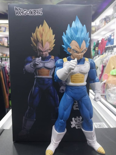 Figura De Dragon Ball Vegeta Super Saiyan Blue Nivel Dios 