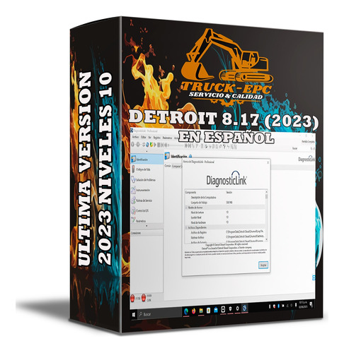 Detroit Diagnostic Link 8.17 (2023) Scanner + Info Técnica 