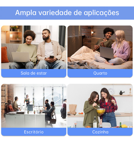 2 ventiladores de coluna portáteis, 220V, pedestal de 40 cm, grande grade de ventilação