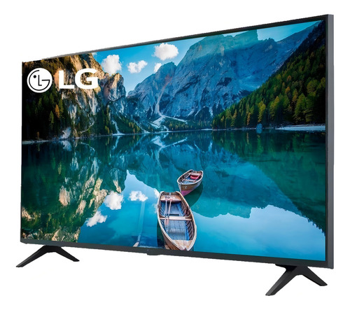 Smart TV de 43" LG AUB Series 43UQ8000 com tela LED 4K - preto