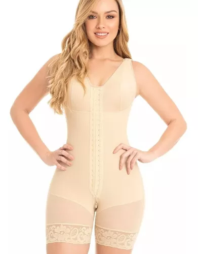 Faja M&D colombiana larga MYD F0161 con cobertura en espalda, brazos y  busto