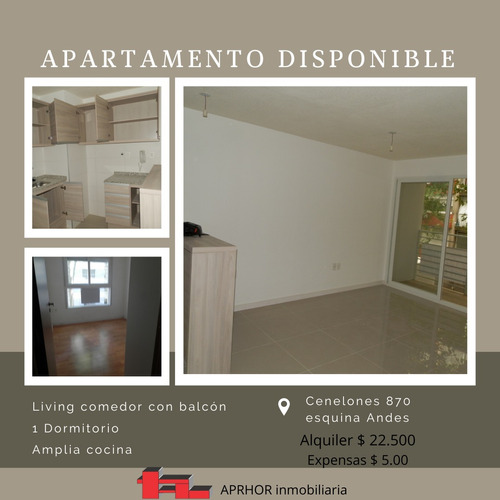 Aprhor Inmobiliaria Alquila Apartamento De 1 Dormitorio En Edificio Skype