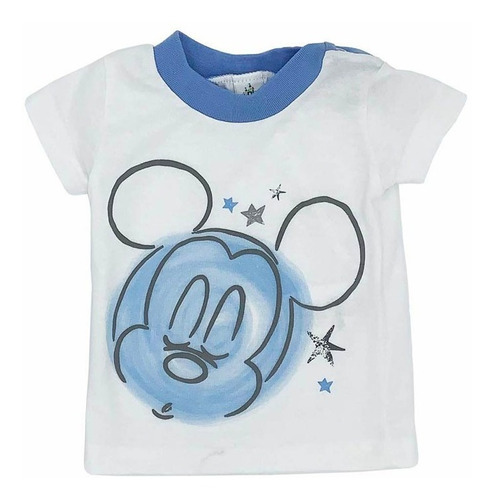 Conjunto Algodón Con Playera Estampada Mickey