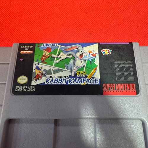 Bugs Bunny Rabbit Rampage Super Nintendo Snes Original (Usado)