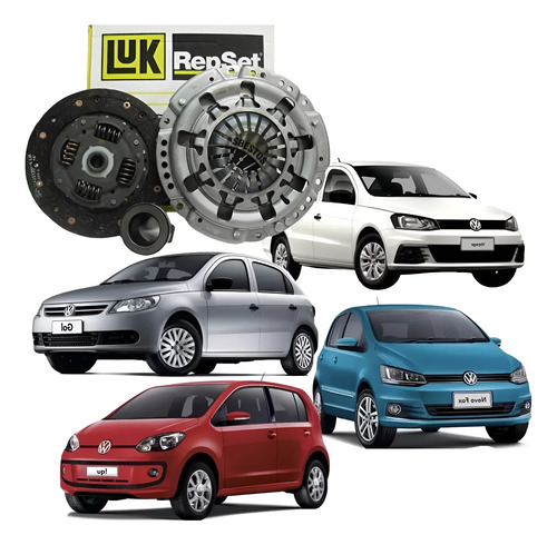 Kit Embreagem P/ Gol G7 Up Voyage 1.0 12v 3cil Original Luk
