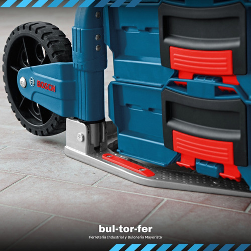 Imagen 4 de 9 de Carrito Para Transportar Cajas Maletin Bosch L-boxx 125kg