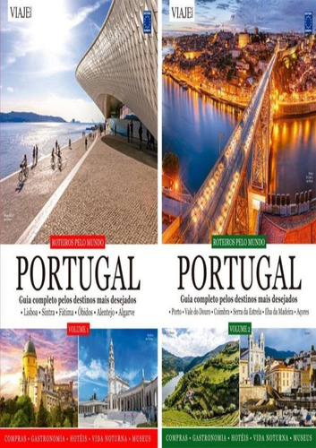 Colecao Roteiros Pelo Mundo: Portugal (volume 1 E 2), De Editora Europa. Editorial Europa, Capa Brochura, Edição 1 Em Português