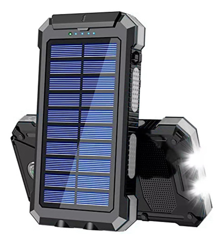 Cargador Bateria Portatil Solar 20.000 Mah 2 Usb Powerbank