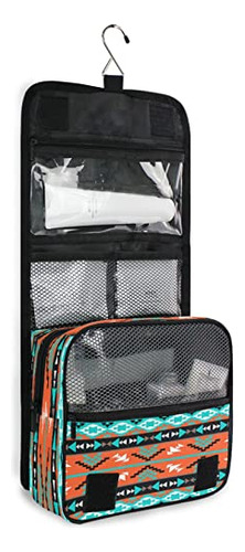 Neceser Étnico Geométrico Para Maquillaje Y Viaje