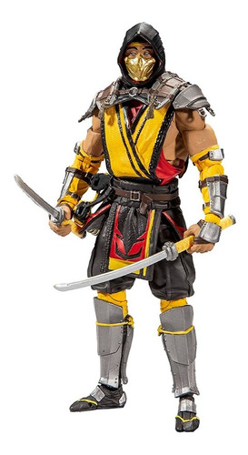 Mortal Kombat 11 Figura Scorpion Mcfarlane Robot Negro