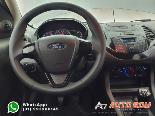 Ford Ka Sedan 1.0 Se 12v Flex C/ Farol De Neblina E Som...