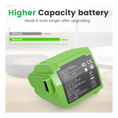 Treenb 52ah Irobot Roomba Battery Abl-b De