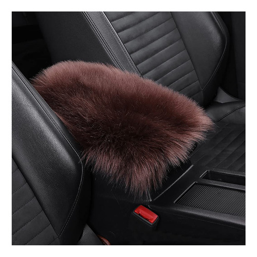 Furry Auto Center Console Cover Pad, 11.8 X7.8  Soft Sheeps2