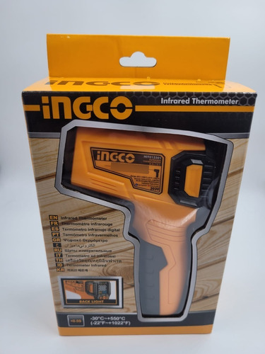 Imagen 2 de 7 de Pistola Termómetro Medidor Láser De Temperatura Marca Ingco