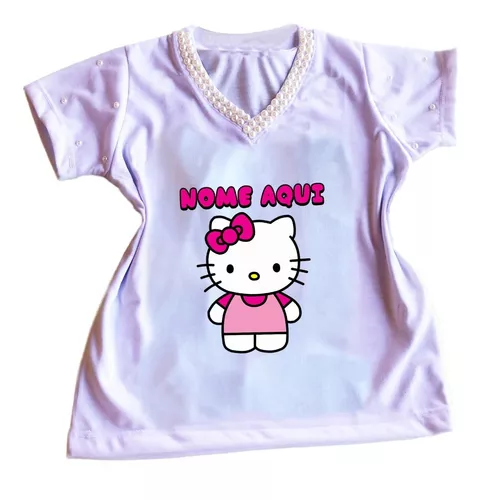 Camiseta Infantil ou Adulta Personalizada - Hello Kids