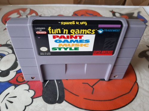 Video Juego Fun'n Games De Super Nintendo,super Nes,fun Game