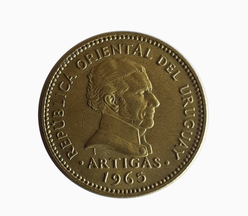 Moneda Uruguay 1965 1 Peso