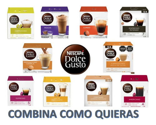 Oferta! Pack 6 Cajas De Capsulas Dolce Gusto - Envio Gratis!