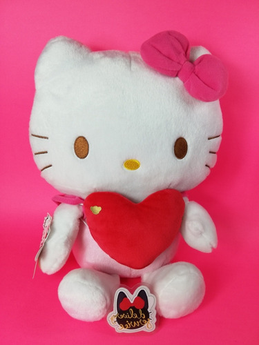 Sanrio Hello Kitty  Peluche 40cm Huggable Plush Corazón 