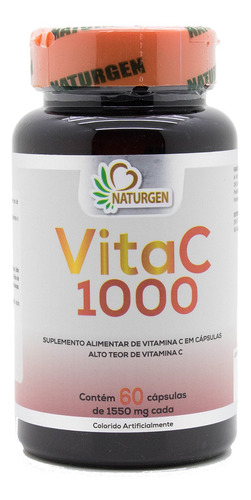 Vitamina C 1000mg 60 Capsulas Vita C 1000