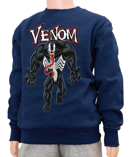 Buzo Venom Para Niño En Dos Bellos Colores 