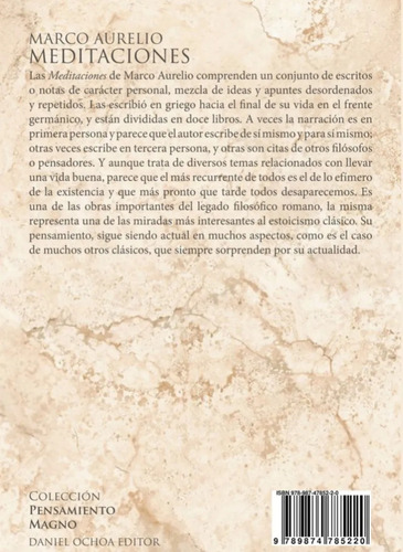 Imagen 2 de 2 de Meditaciones - Marco Aurelio - Doe