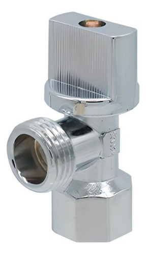 Valvula Angular Paso 1/2 H X 1/2 M C/alimentador Flexible Wc