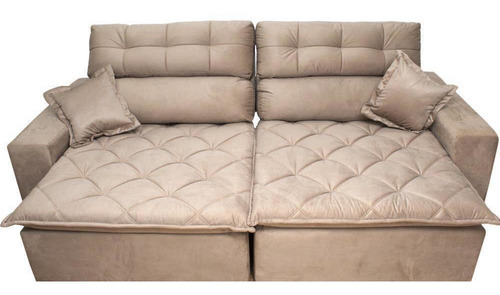 Sofá retráctil y reclinable de 3,02 m Inbox Confort Castor Bed